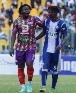Sulley Muntari with Rodney Appiah (Son of legendary Stephen Appiah)