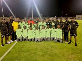 Ghana u 17 team. black starlet