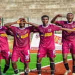 heart of lions players celebrating