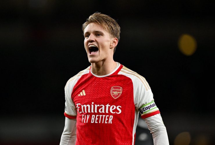 “when-are-you-allowed-to-celebrate?”-–-arsenal-star-martin-odegaard-hits-back-at-carragher-after-liverpool-icon’s-criticism-of-post-match-celebrations