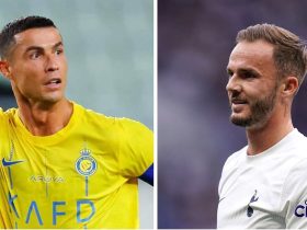 “he-might-have-nicked-that-off-someone-else”-–-james-maddison-makes-interesting-claim-about-cristiano-ronaldo’s-signature-free-kick-technique