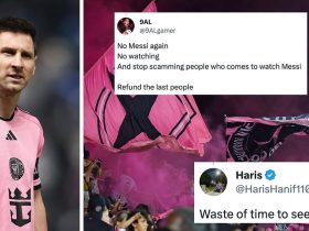 “stop-scamming-people”,-“waste-of-time”-–-fans-left-furious-after-lionel-messi-is-not-named-in-inter-miami-starting-line-up-to-face-vissel-kobe