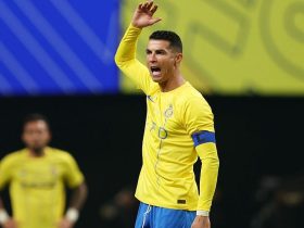 cristiano-ronaldo-rubs-jersey-on-his-groin-region-and-throws-it-back-to-fan-after-losing-cool-following-defeat-to-al-hilal;-video-goes-viral