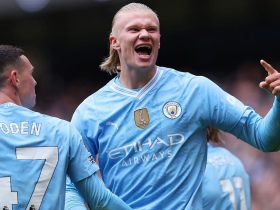erling-haaland-sets-record-after-scoring-twice-in-manchester-city’s-win-over-everton
