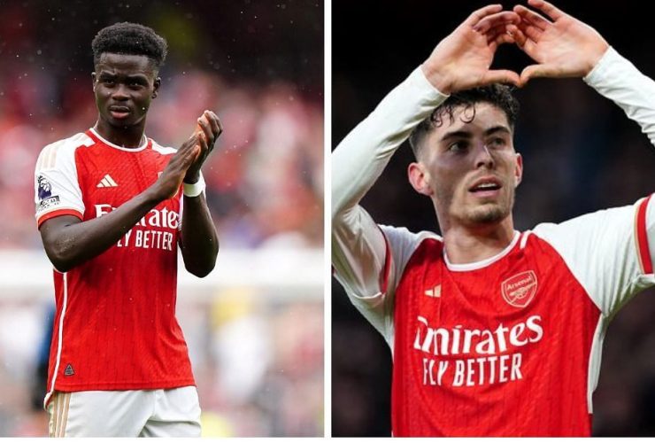 bukayo-saka-and-kai-havertz-laud-arsenal-star-on-social-media-as-the-gunners-defeat-west-ham-6-0 in pl fixture