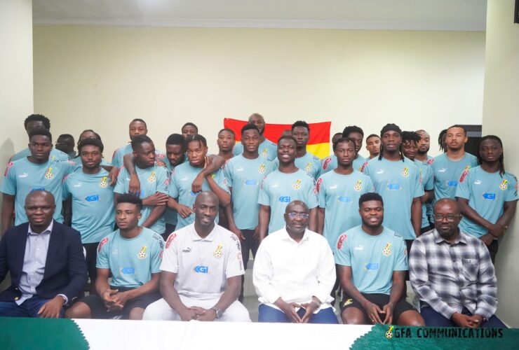 Bawumia visits Black Stars