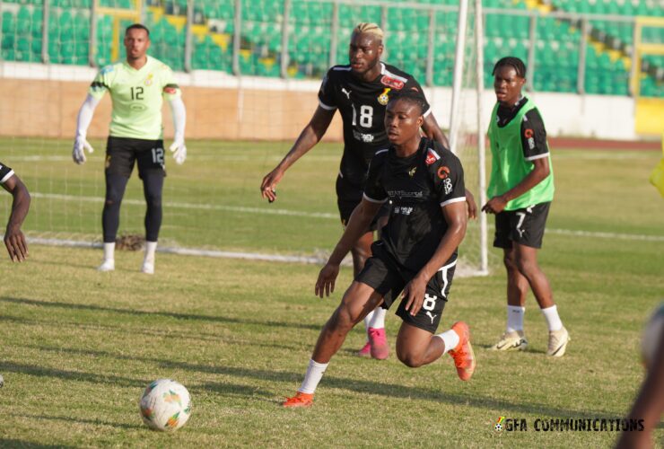 Black Stars train for CAR