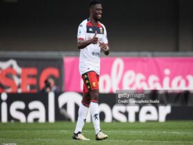 Ghanaian Forward Caleb Ekuban Signs New Deal With Genoa