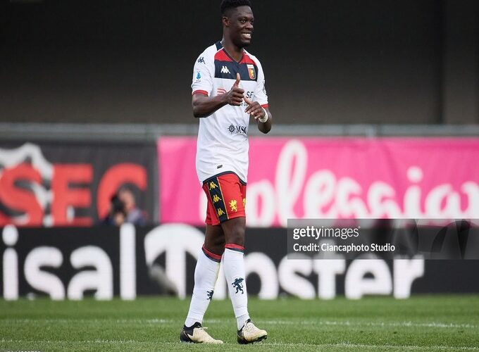 Ghanaian Forward Caleb Ekuban Signs New Deal With Genoa