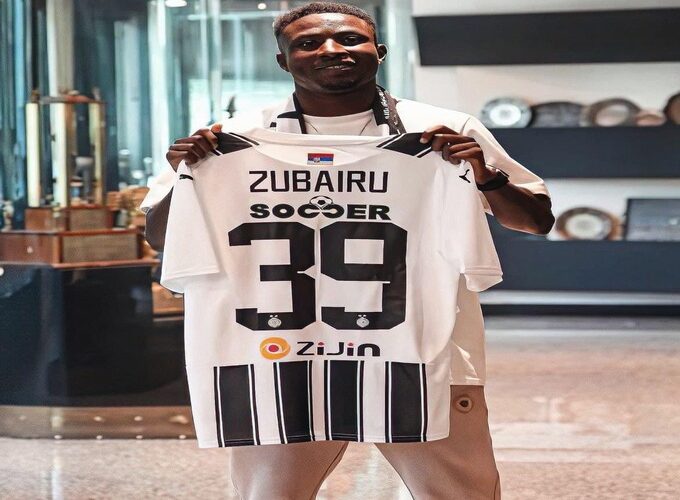 Ghana’s Zubairu Ibrahim Delighted to Join FK Partizan