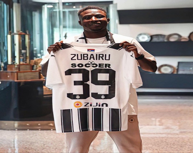 Ghana’s Zubairu Ibrahim Delighted to Join FK Partizan