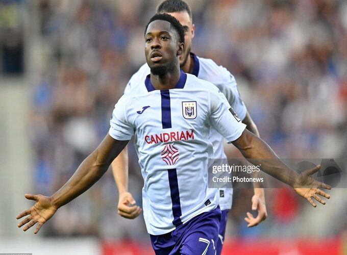 Ghanaian forward Francis Amuzu on Target Despite Anderlecht's Loss to SC Braga