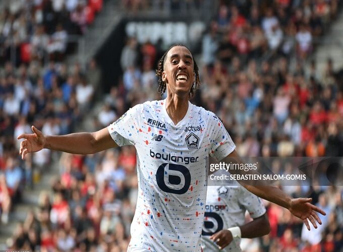 Lille defender Leny Yoro